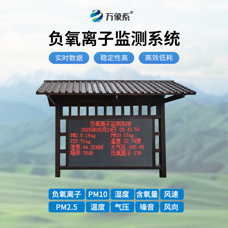 負氧離子在線監(jiān)測系統(tǒng)