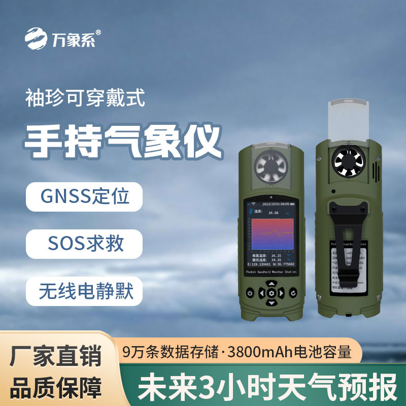 袖珍可穿戴手持氣象站：隨身的氣象感知伙伴